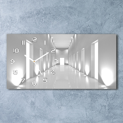 Horizontale Uhr Korridor