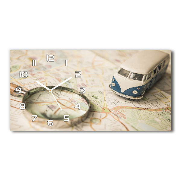 Horizontale Uhr Symbolik des Reisens