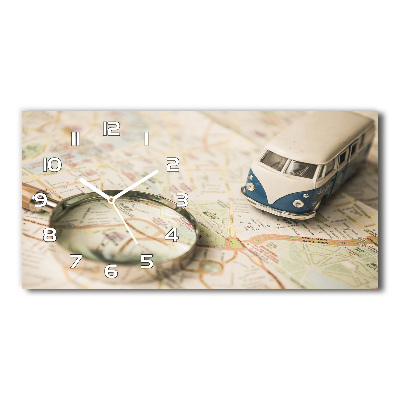 Horizontale Uhr Symbolik des Reisens