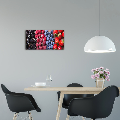 Horizontale Uhr Waldfrüchte