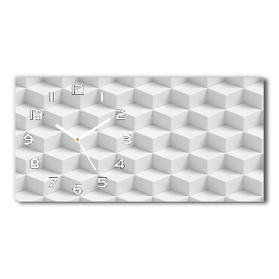 Horizontale Uhr 3D-Abstraktion