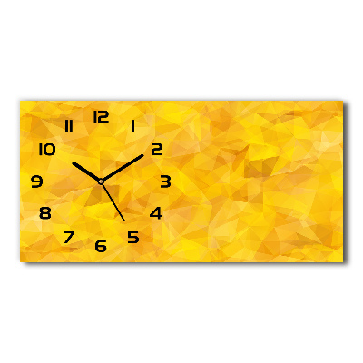 Horizontale Uhr Abstrakte Dreiecke