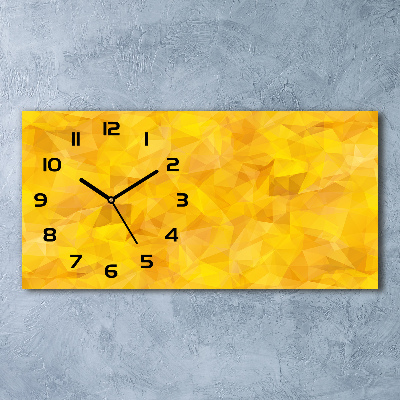 Horizontale Uhr Abstrakte Dreiecke