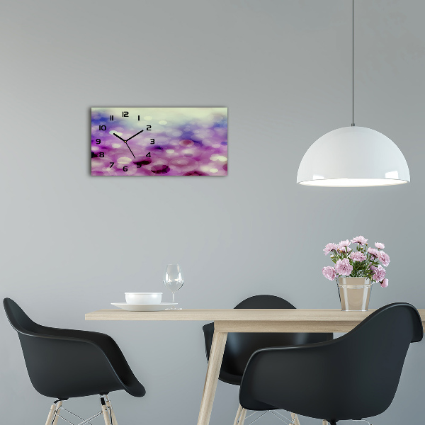 Horizontale Uhr Lila Felgen