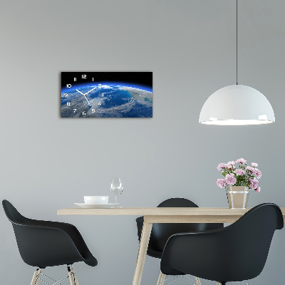 Horizontale Uhr Planet Erde