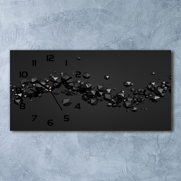 Moderne wanduhr 3D-Abstraktion