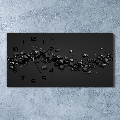 Moderne wanduhr 3D-Abstraktion