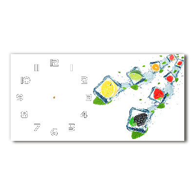 Glasuhr Fruchtwürfel