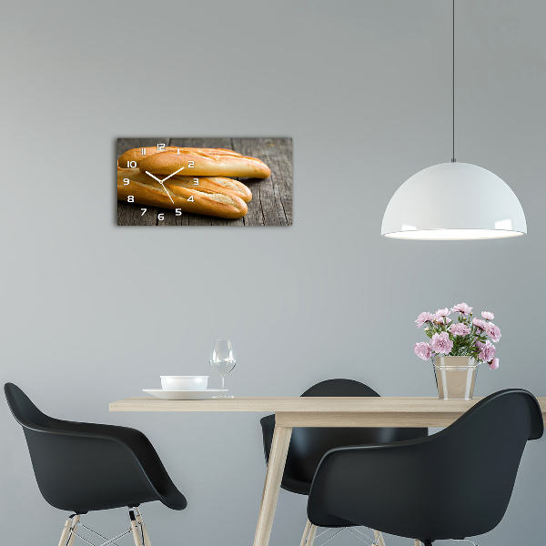 Horizontale Uhr Baguettes