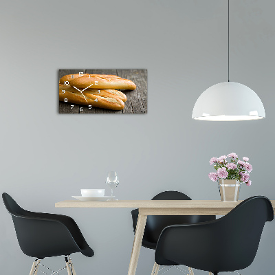 Horizontale Uhr Baguettes