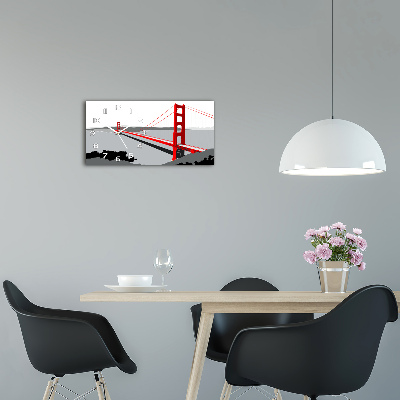 Glasuhr San Francisco Brücke