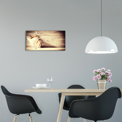 Horizontale Uhr Liebe