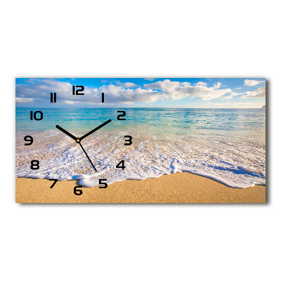 Moderne wanduhr Hawaiianischer Strand