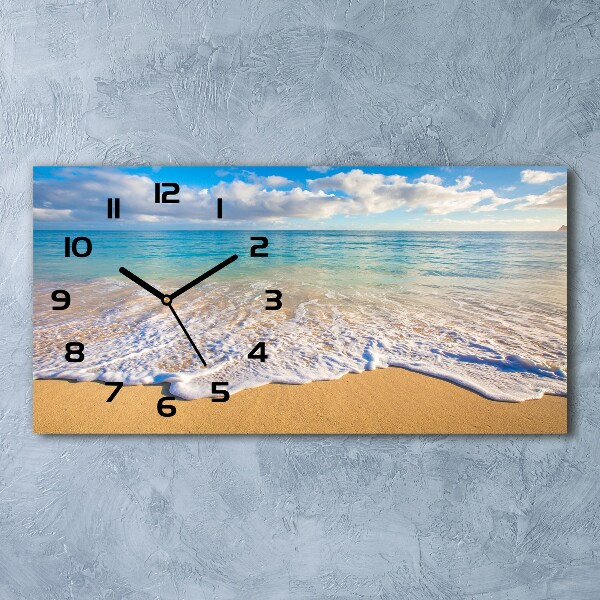 Moderne wanduhr Hawaiianischer Strand