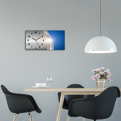 Glasuhr Metallabstraktion