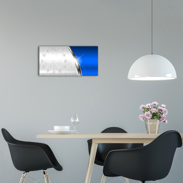 Moderne wanduhr Metallabstraktion