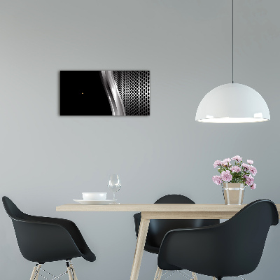 Glasuhr Metallabstraktion