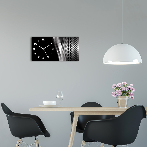 Glasuhr Metallabstraktion