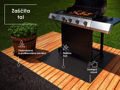 Grillschutzmatte Rechteckige 100x70 cm