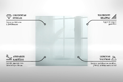 Bodenplatte Glas für Ofen rechteckig transparent
