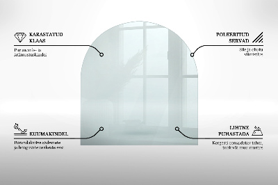 Glasplatte für Öfen halbrund transparent