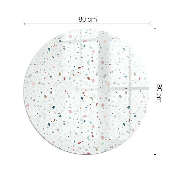 Runde Funkenschutzplatte aus Glas Formen im Miniaturformat