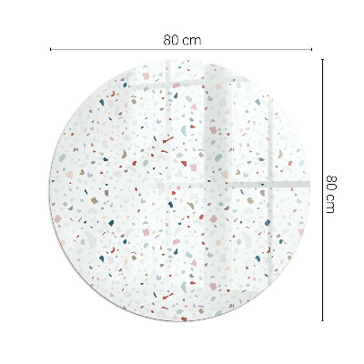 Runde Funkenschutzplatte aus Glas Formen im Miniaturformat