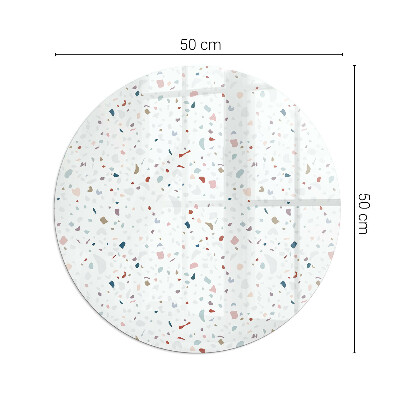 Runde Funkenschutzplatte aus Glas Formen im Miniaturformat