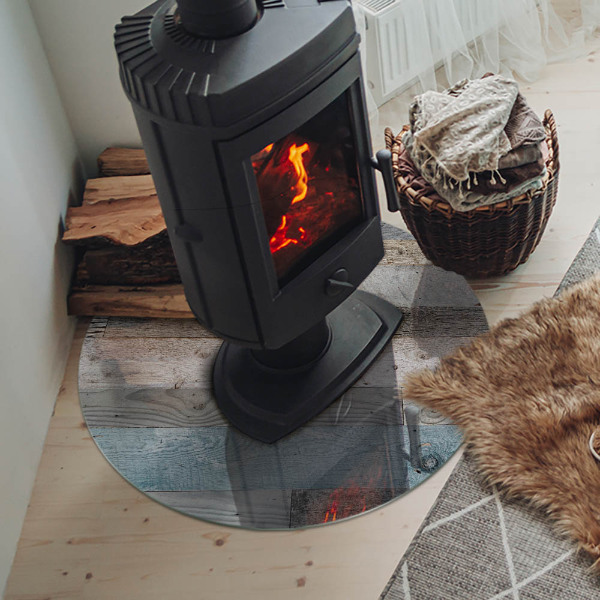 Runde Glasbodenplatte Kamin Plattenfarben in verschiedenen Farbtönen