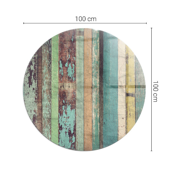 Runde Glasplatte für Kaminofen Platinenfarben in verschiedenen Farbtönen