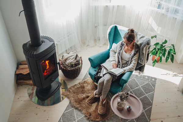 Runde Glasplatte für Kaminofen Platinenfarben in verschiedenen Farbtönen