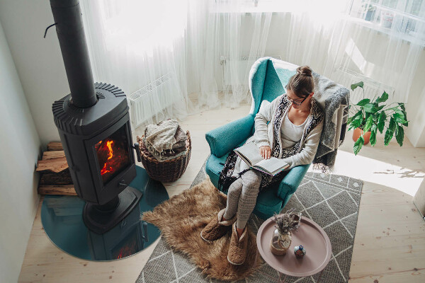 Runde Funkenschutzplatte aus Glas Meeresfarbe