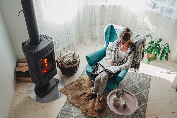 Runde Funkenschutzplatte aus Glas Farbe Grau