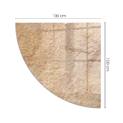 Funkenschutzplatte Glas Ecke Die Beschaffenheit der Steinstruktur