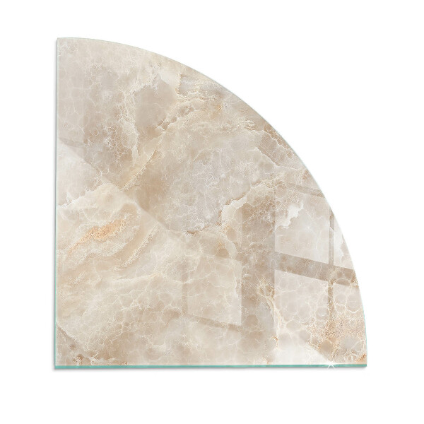 Funkenschutzplatte Glas Ecke Steinmuster inspiriert von der Natur