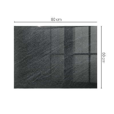 Rechteckige Funkenschutzplatte Glas Natursteinmuster