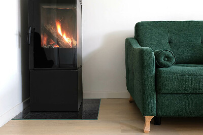 Rechteckige Funkenschutzplatte Glas Natursteinmuster