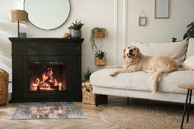 Rechteckige Glasbodenplatte für Ofen Geflieste dekorative Muster