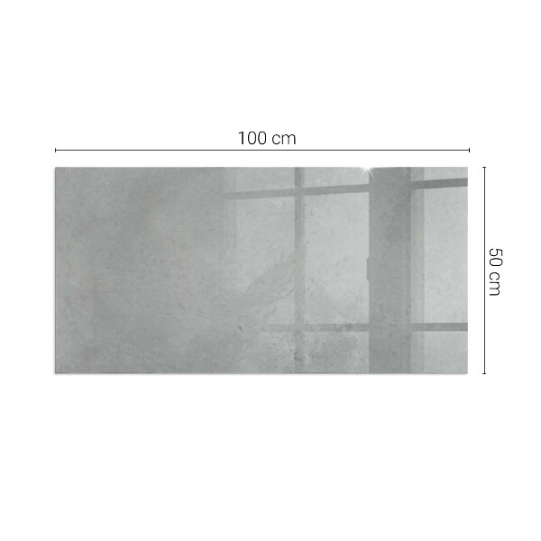 Rechteckige Glasplatte für Kaminofen Betonkonstruktion mit Wirkung