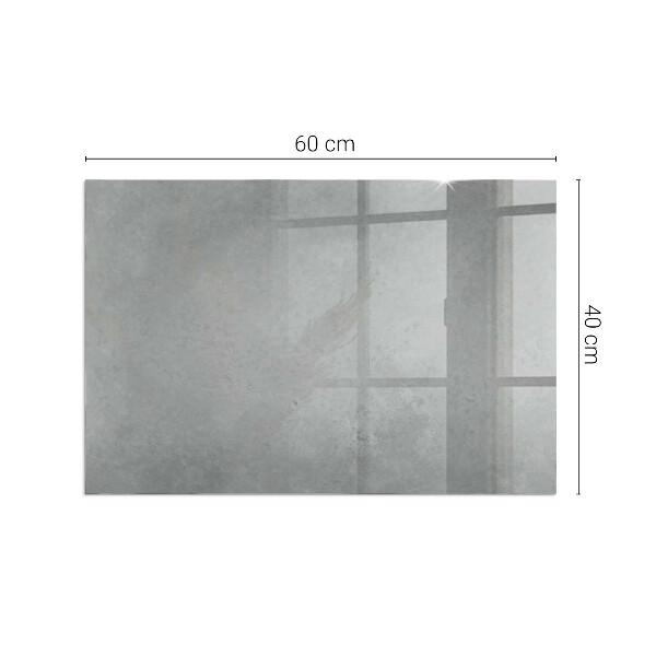 Rechteckige Glasplatte für Kaminofen Betonkonstruktion mit Wirkung
