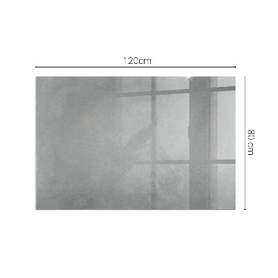 Rechteckige Glasplatte für Kaminofen Betonkonstruktion mit Wirkung