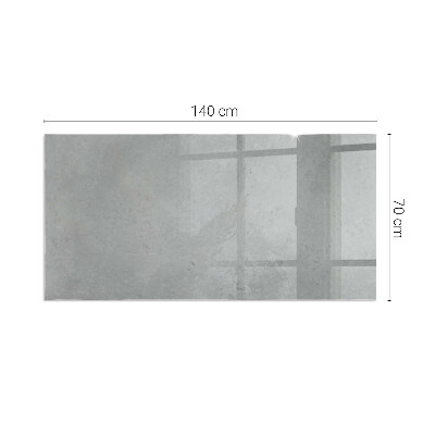 Rechteckige Glasplatte für Kaminofen Betonkonstruktion mit Wirkung