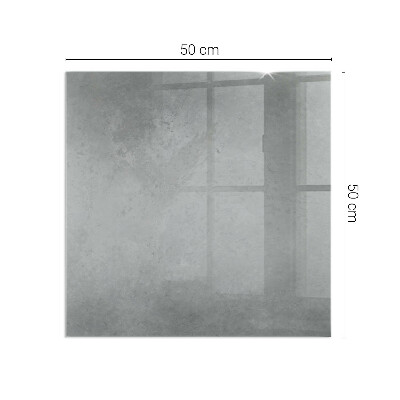 Rechteckige Glasplatte für Kaminofen Betonkonstruktion mit Wirkung