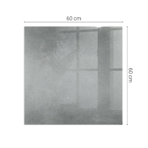 Rechteckige Glasplatte für Kaminofen Betonkonstruktion mit Wirkung