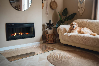 Rechteckige Funkenschutzplatte Glas Die Beschaffenheit der Steinstruktur