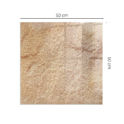 Rechteckige Funkenschutzplatte Glas Die Beschaffenheit der Steinstruktur