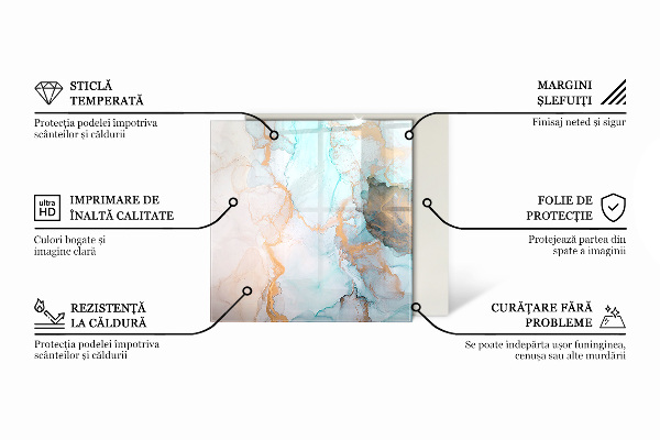 Rechteckige Glasplatte für Kaminofen Lochstahlmotiv