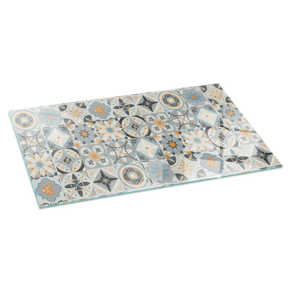 Rechteckige Glasbodenplatte für Ofen Mosaikmuster in gefliesten Formen