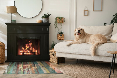 Rechteckige Glasplatte für Kaminofen Platinenfarben in verschiedenen Farbtönen