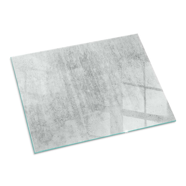 Rechteckige Glasbodenplatte für Ofen Rohbetonstruktur